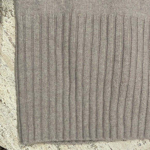 AZURE SKIES Aritzia Cashmere Angora blend Open Cardigan Sz XXS in oatmeal color. - Picture 5 of 14